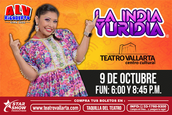 LA INDIA YURIDIA con su gira: ALV RIGOBERTO 2022