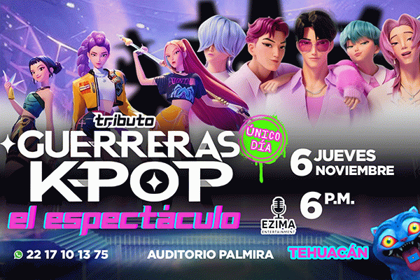 img_Tributo Guerreras K- Pop  el espectáculo, Tehuacán