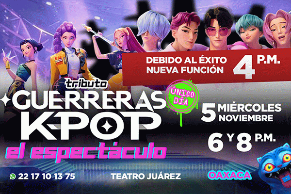 img_Tributo Guerreras K- Pop  el espectáculo, Oaxaca